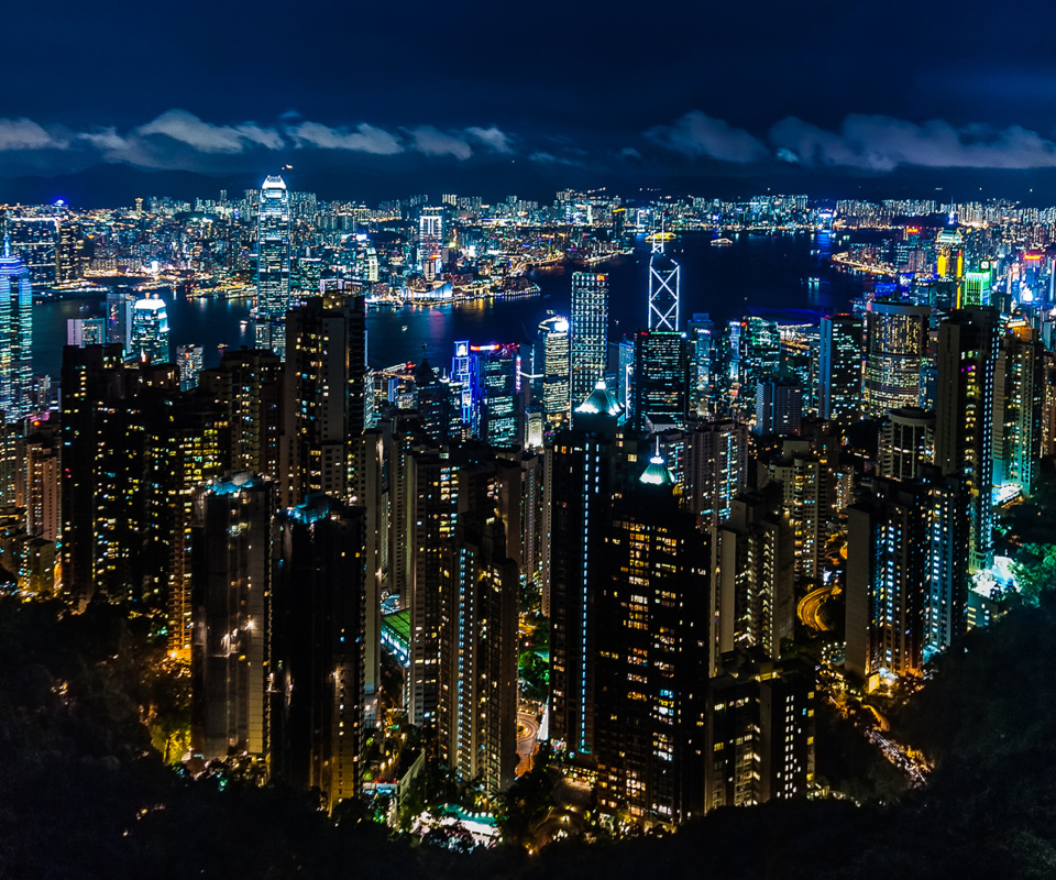 Victoria Peak Hong Kong wallpaper 960x800