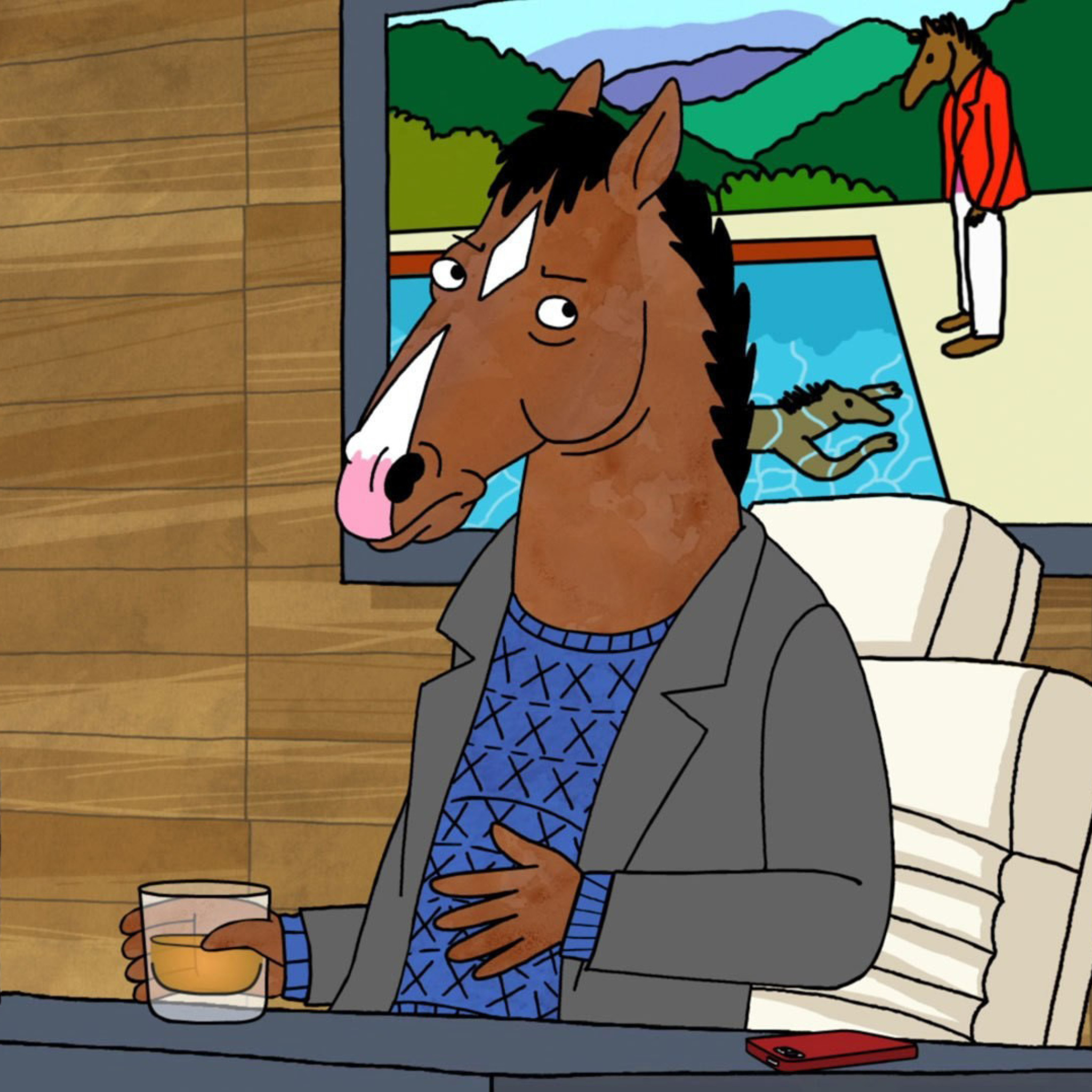 Sfondi BoJack Horseman Sitcom 2048x2048