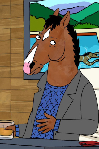 Sfondi BoJack Horseman Sitcom 320x480