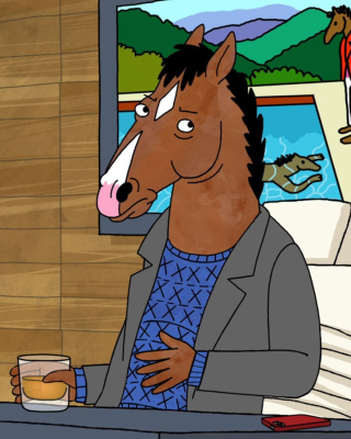 Kostenloses BoJack Horseman Sitcom Wallpaper für Nokia X1-00