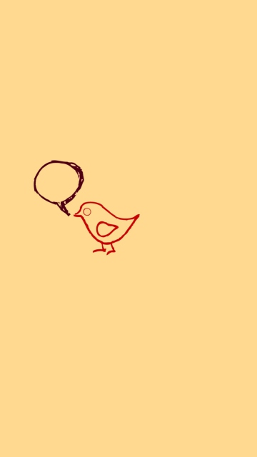 Das Tweet Bird Wallpaper 360x640