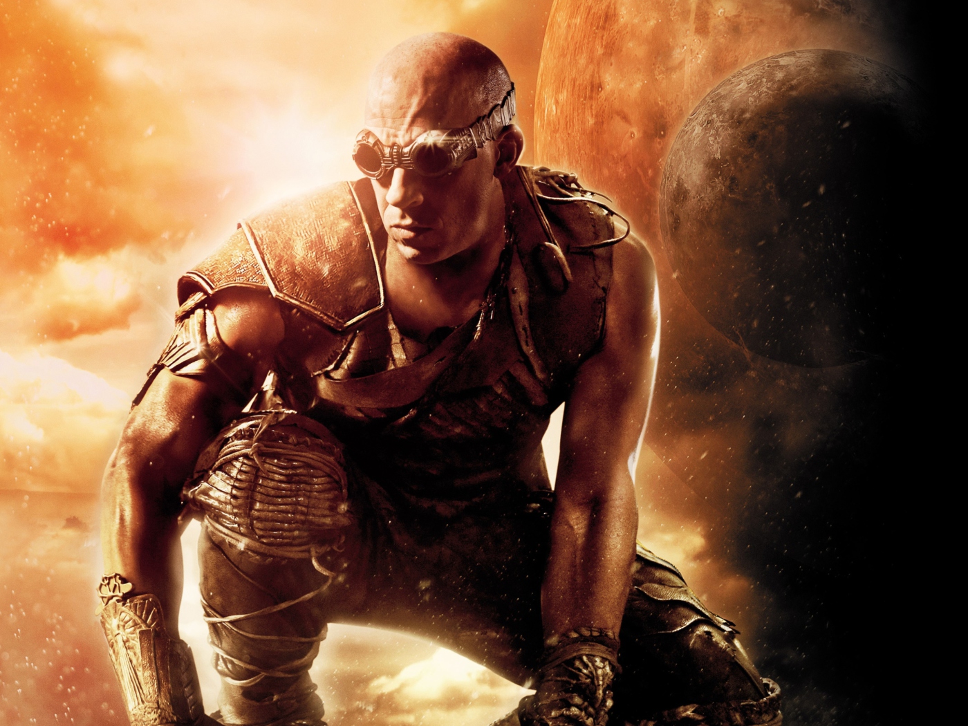 Das Vin Diesel Riddick Movie Wallpaper 1400x1050