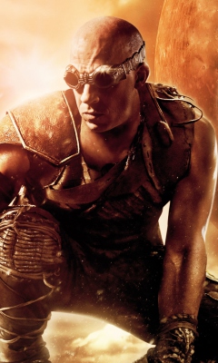 Das Vin Diesel Riddick Movie Wallpaper 240x400