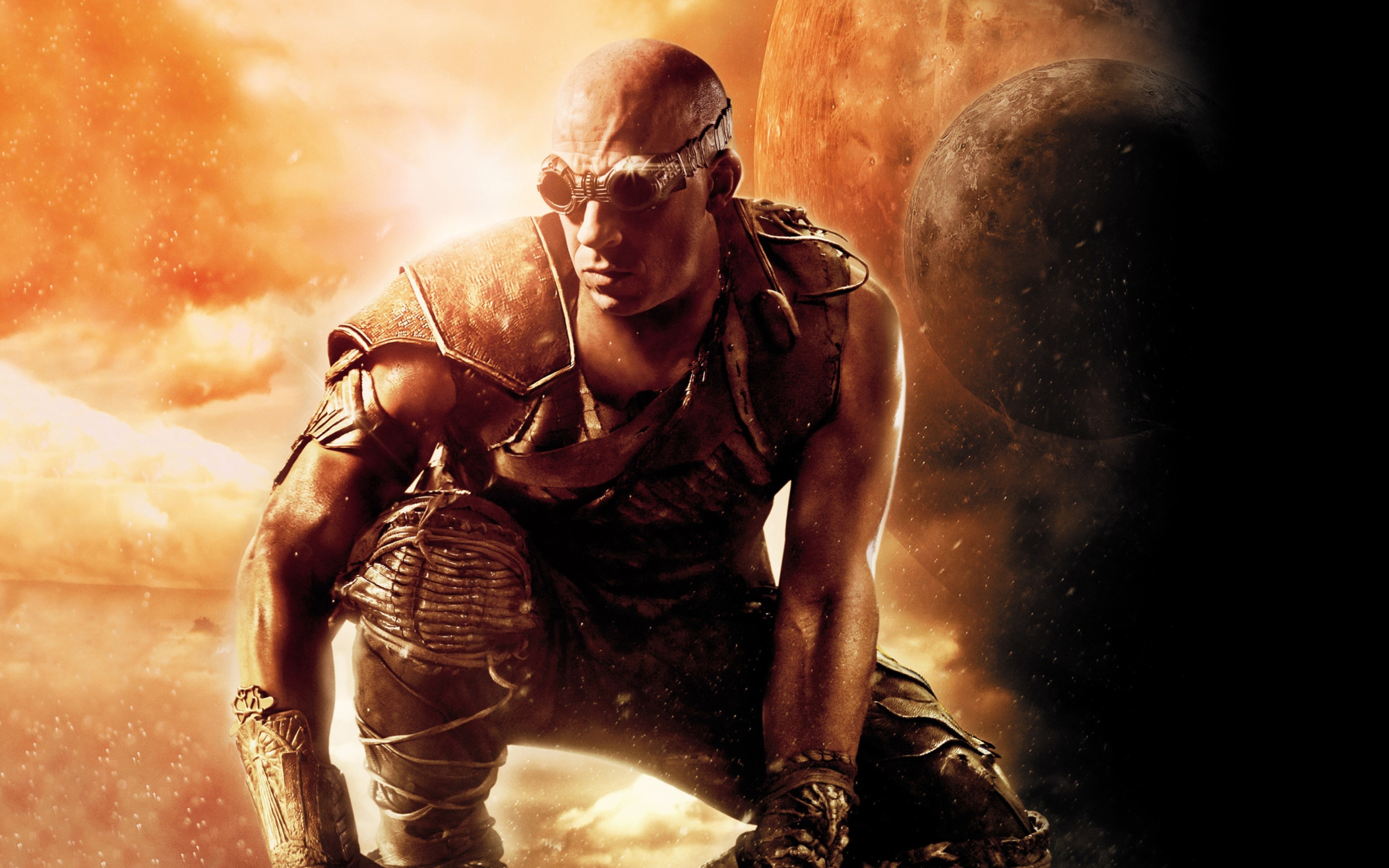 Das Vin Diesel Riddick Movie Wallpaper 2560x1600