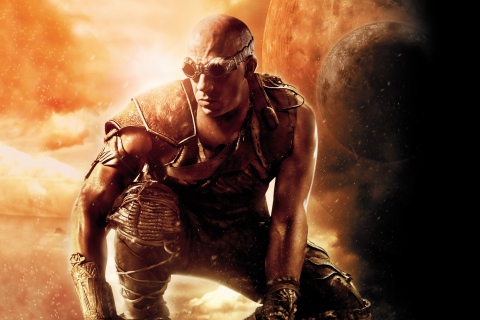 Das Vin Diesel Riddick Movie Wallpaper 480x320
