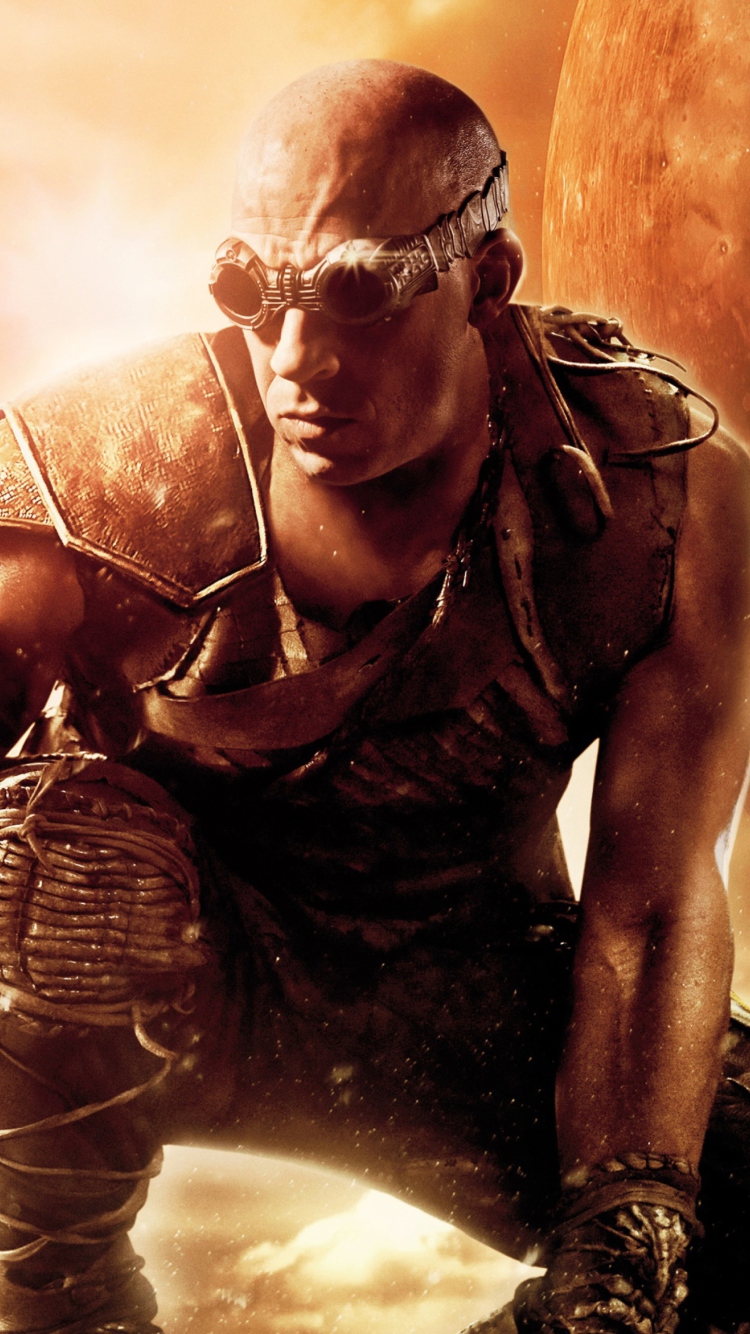 Das Vin Diesel Riddick Movie Wallpaper 750x1334