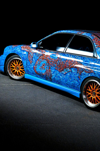 Fondo de pantalla Subaru Wrx Sti 320x480