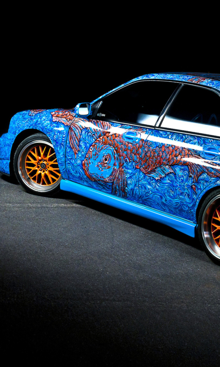 Fondo de pantalla Subaru Wrx Sti 768x1280