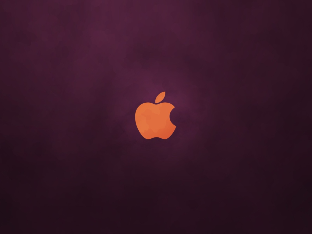 Das Apple Ubuntu Colors Wallpaper 1024x768
