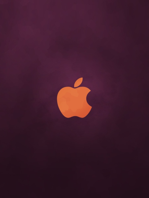 Apple Ubuntu Colors wallpaper 480x640