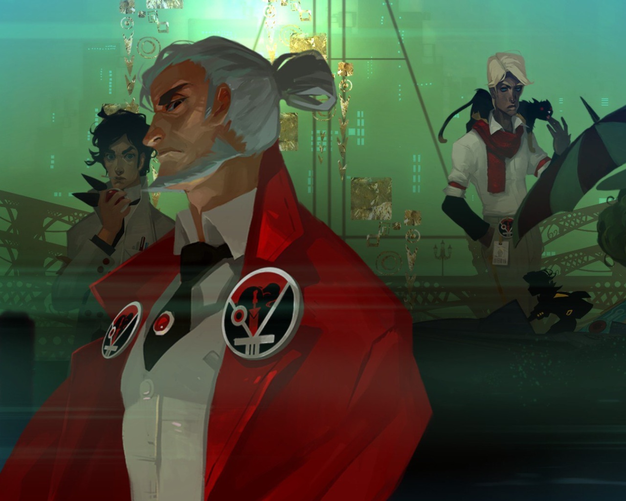 Das Transistor Video Game Wallpaper 1280x1024