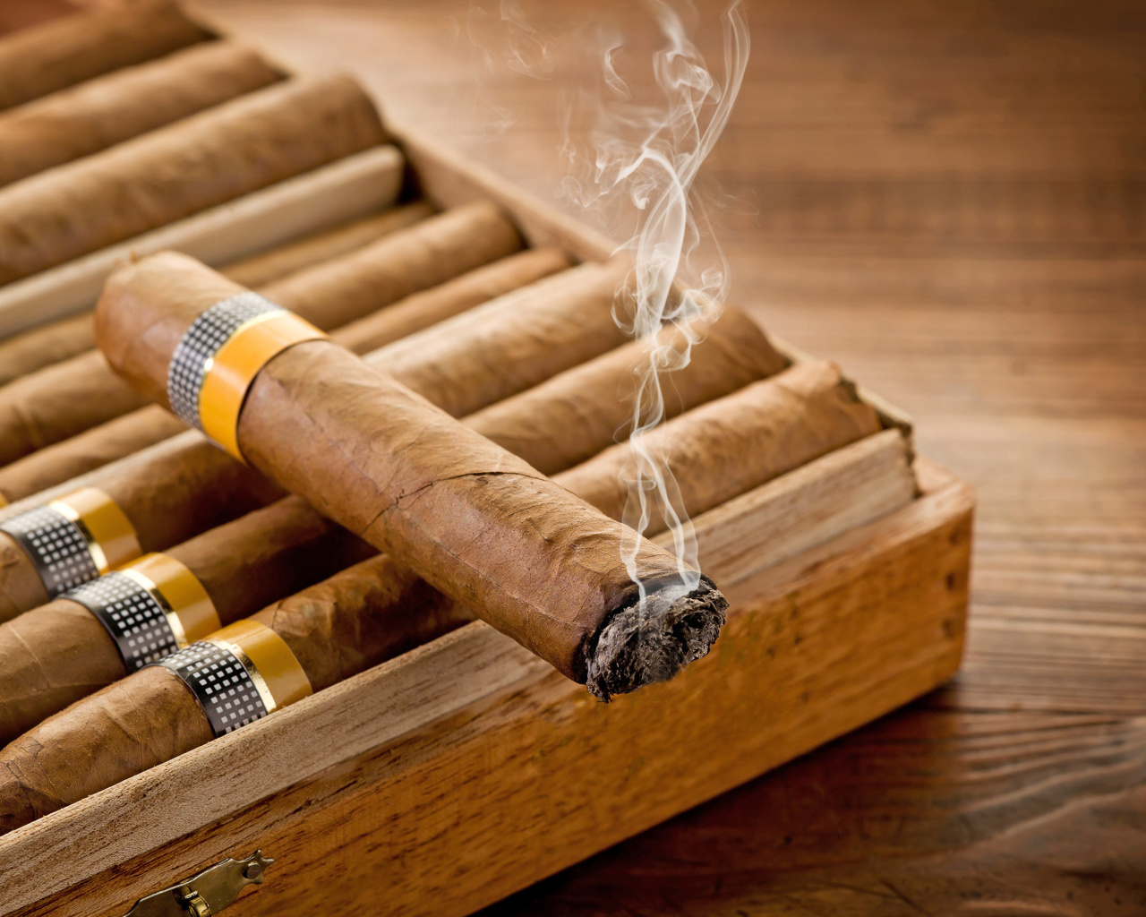 Das Cuban Cigar Cohiba Wallpaper 1280x1024