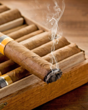 Cuban Cigar Cohiba wallpaper 176x220