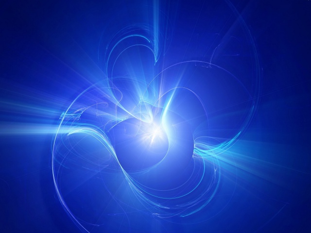 Blue Rays wallpaper 640x480