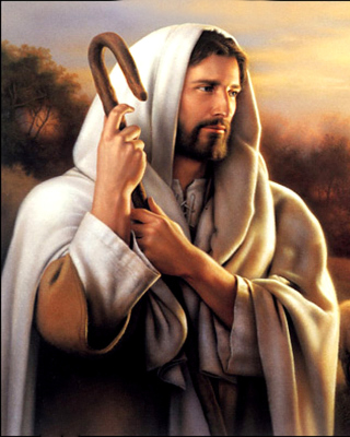 Jesus Good Shepherd - Obrázkek zdarma pro Nokia Asha 308