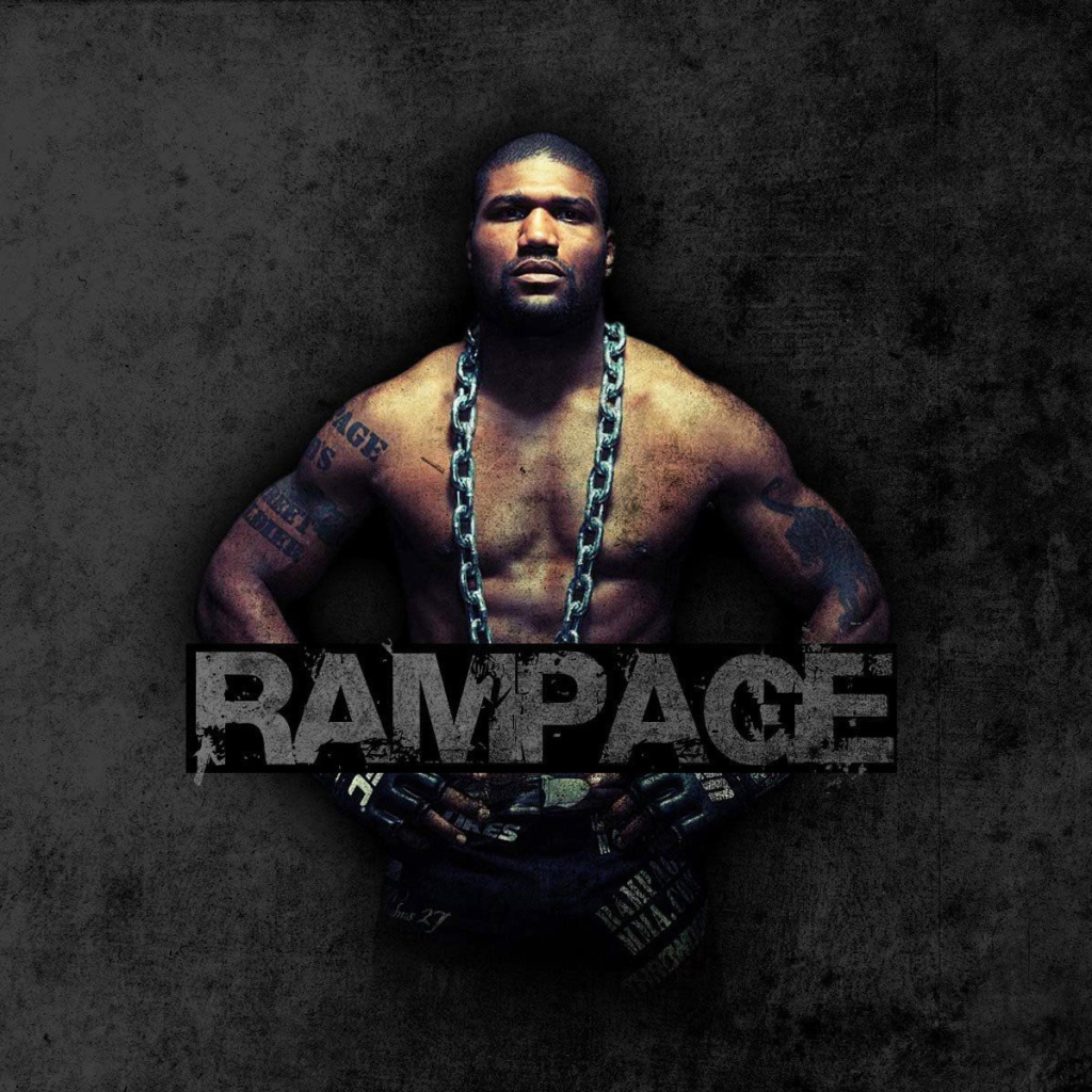 Das Quinton Jackson Rampage MMA fighting Wallpaper 1024x1024