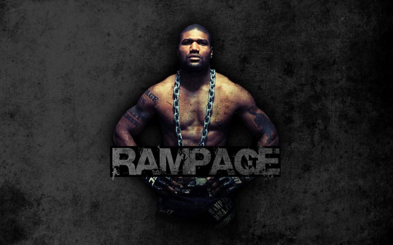 Quinton Jackson Rampage MMA fighting wallpaper 1280x800