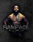 Das Quinton Jackson Rampage MMA fighting Wallpaper 128x160
