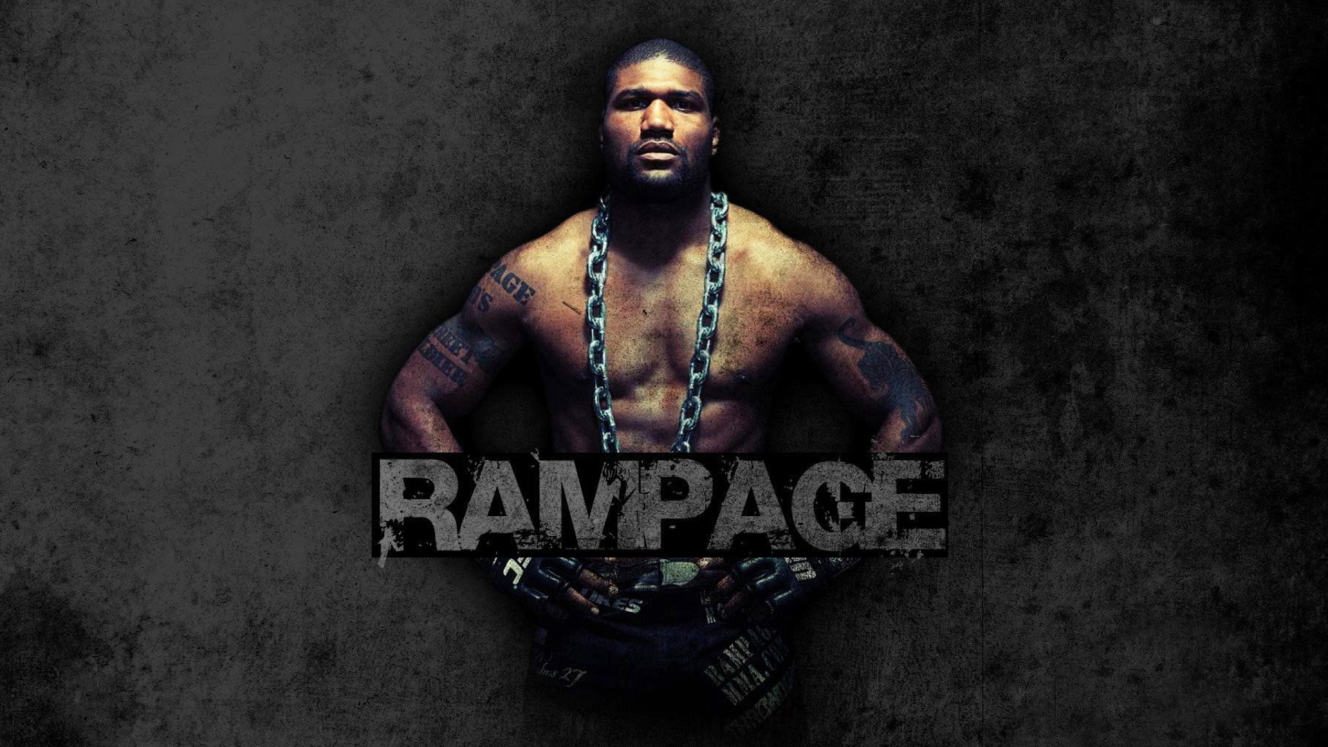 Das Quinton Jackson Rampage MMA fighting Wallpaper 1920x1080