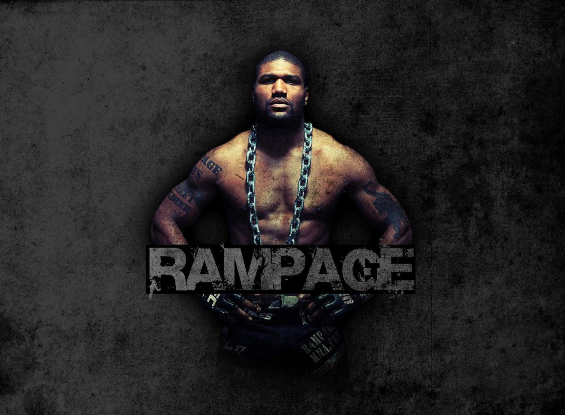 Das Quinton Jackson Rampage MMA fighting Wallpaper 1920x1408