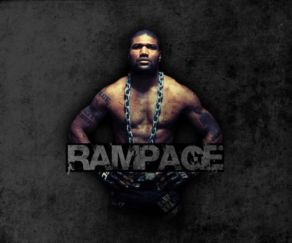 Quinton Jackson Rampage MMA fighting wallpaper 960x800