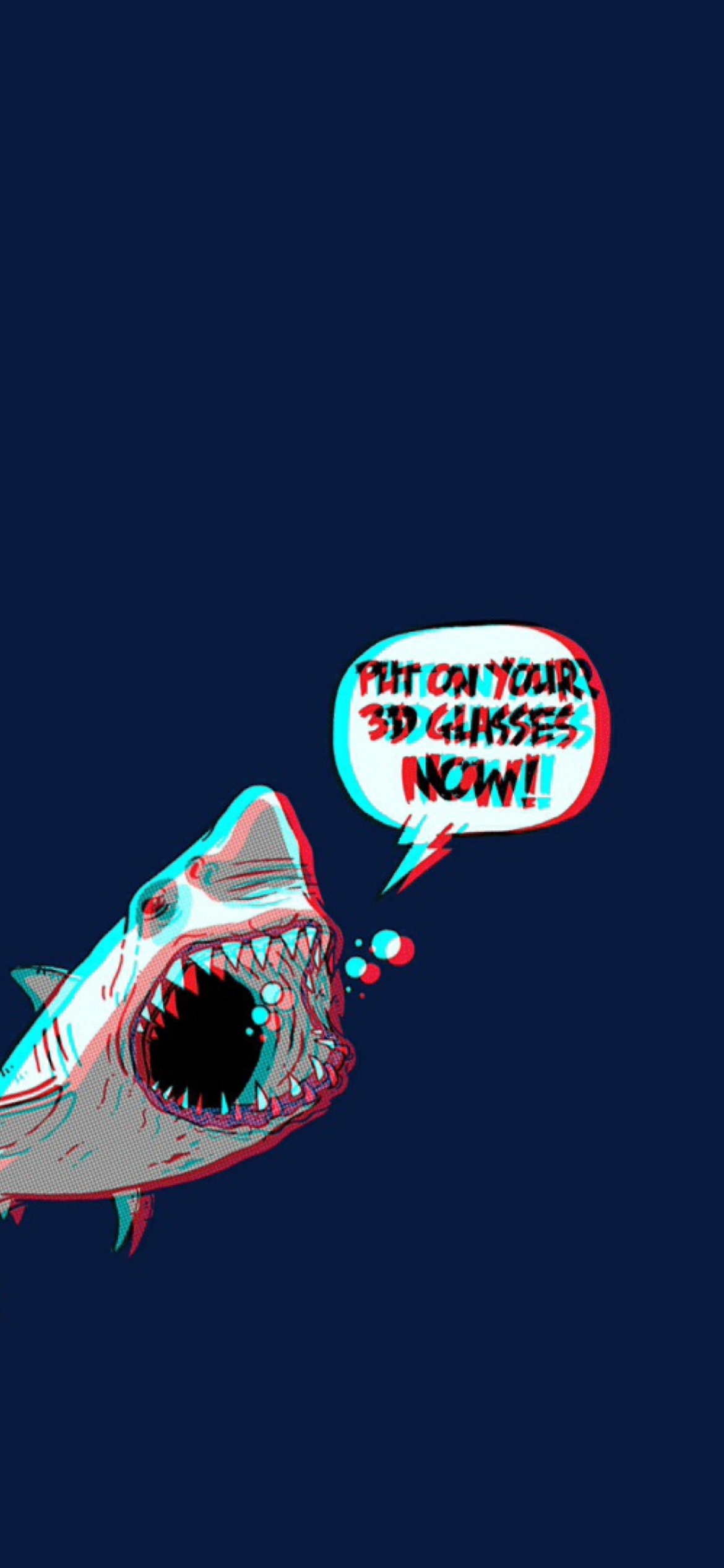 3D Shark Wallpaper for iPhone XR