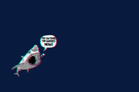 Screenshot №1 pro téma 3D Shark 480x320