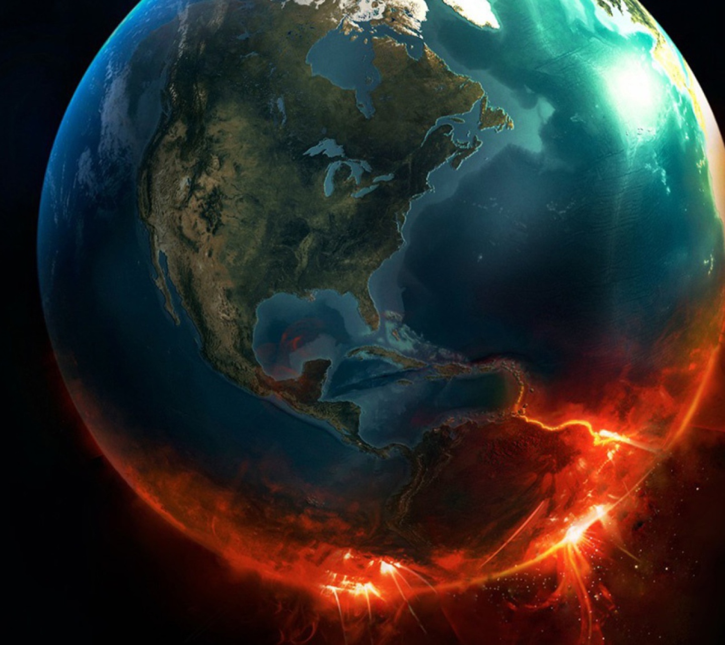 Sfondi Flashing Earth 1440x1280