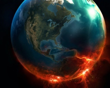 Screenshot №1 pro téma Flashing Earth 220x176