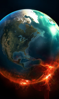 Flashing Earth screenshot #1 240x400