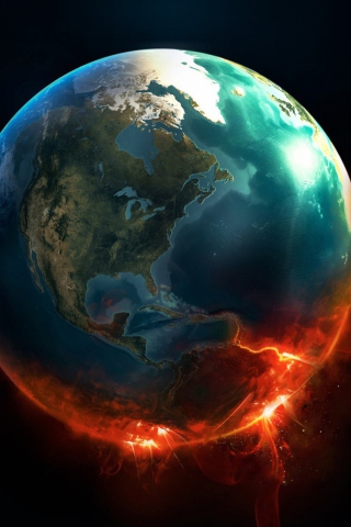 Flashing Earth screenshot #1 320x480