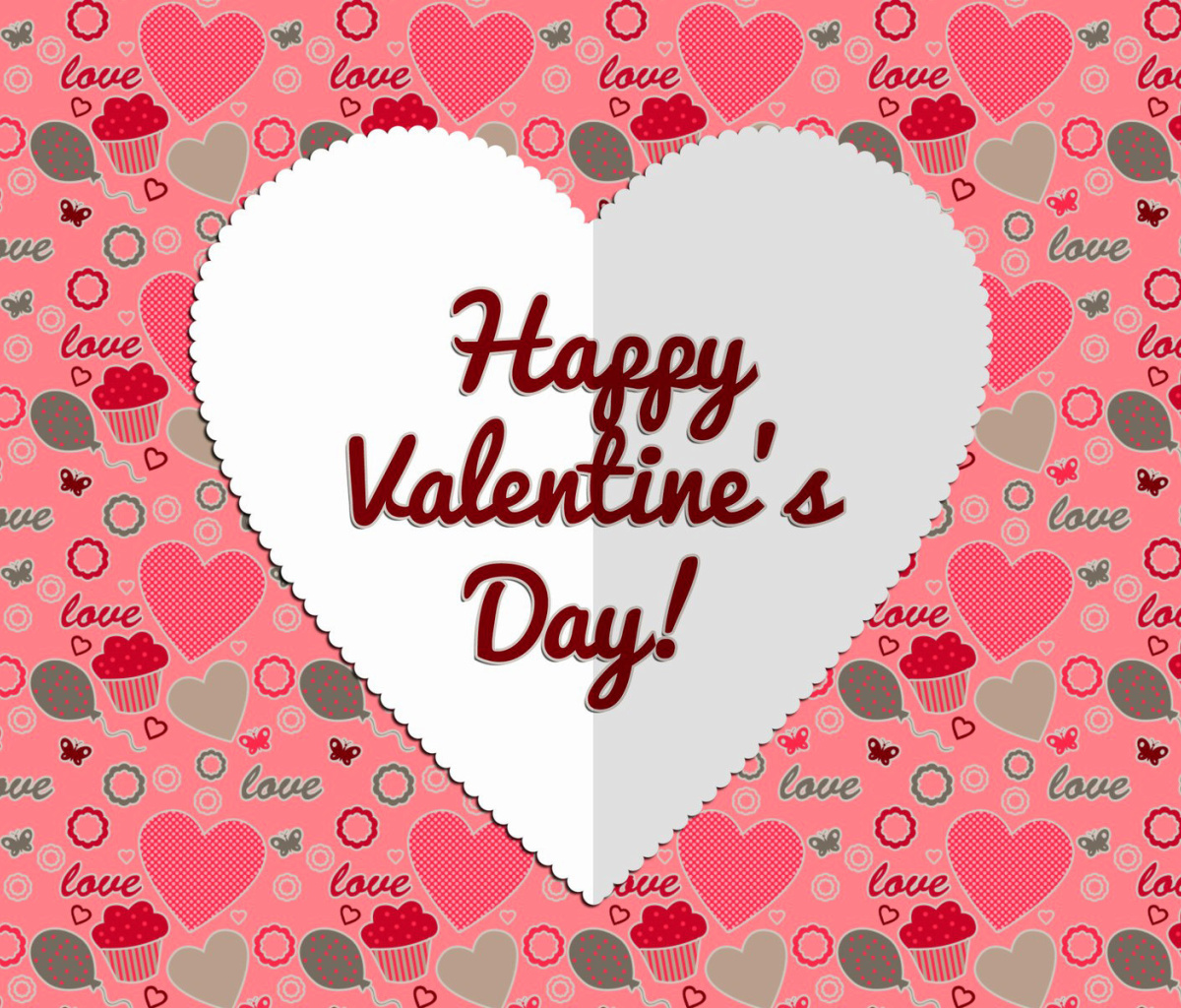 Sfondi Happy Valentine Day Greeting 1200x1024