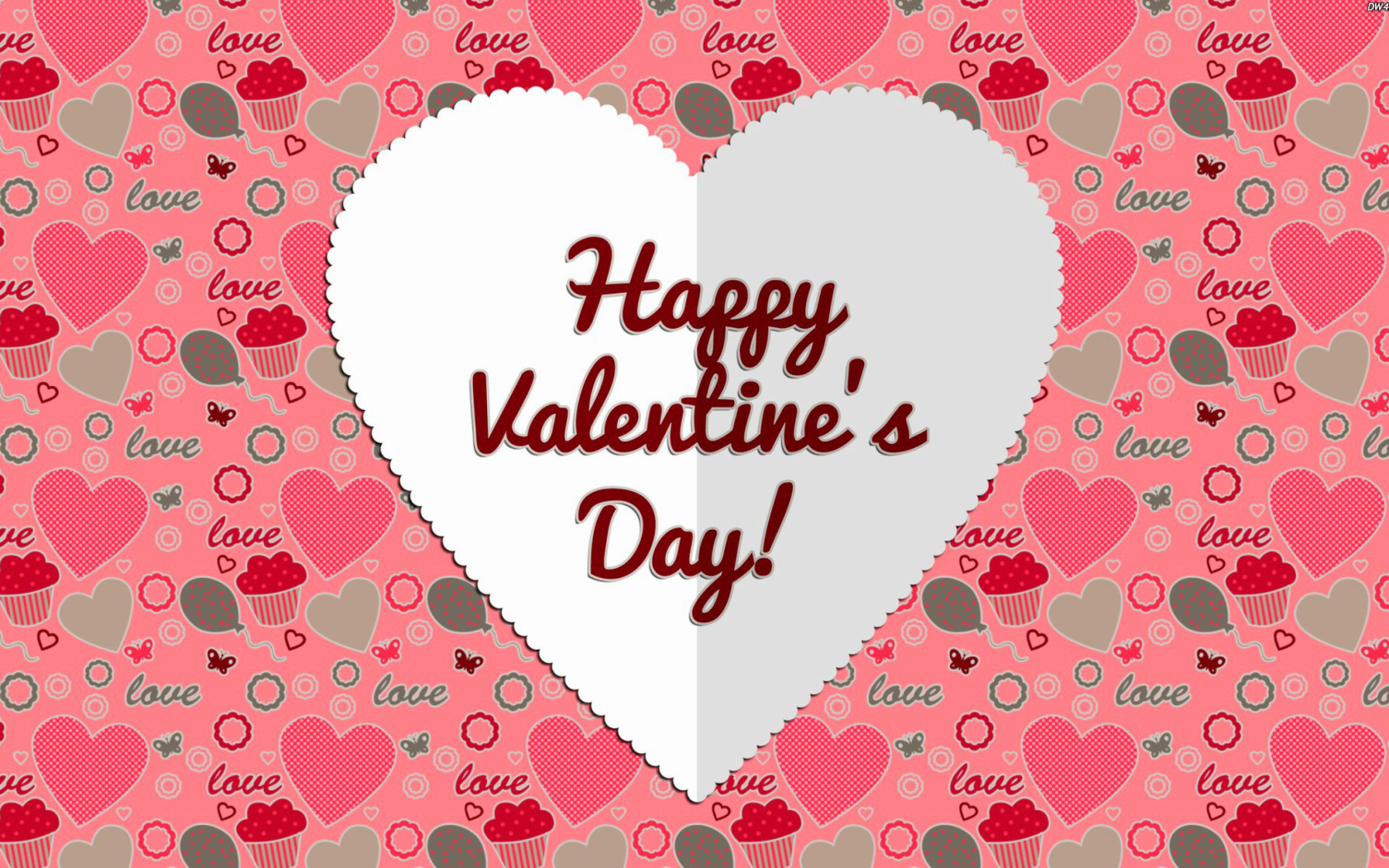 Sfondi Happy Valentine Day Greeting 1680x1050