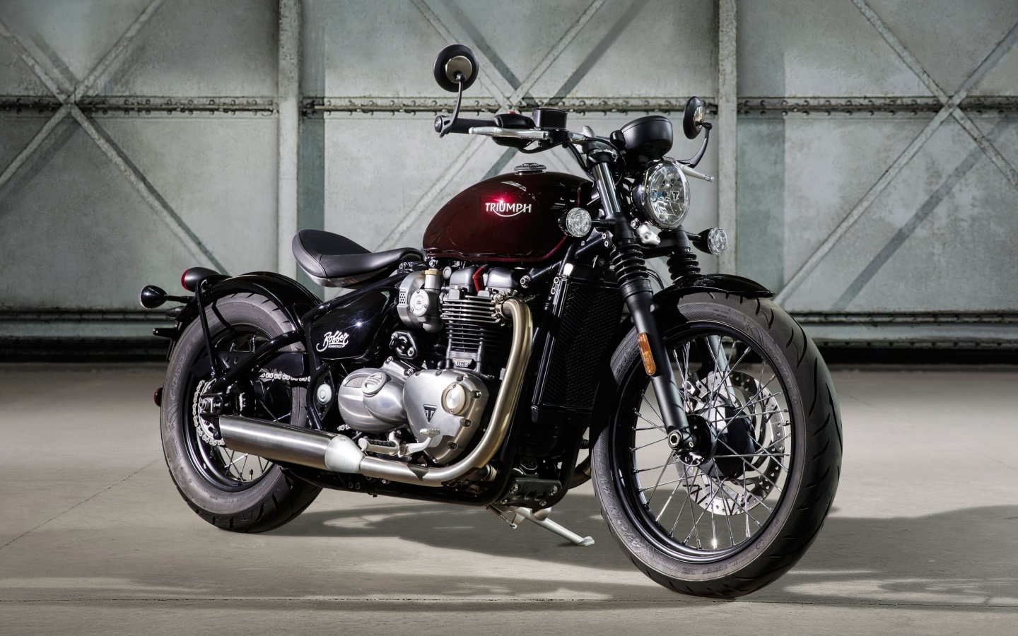 Das Triumph Bonneville Bobber Wallpaper 1440x900