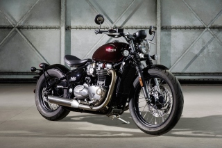 Triumph Bonneville Bobber Background for Android, iPhone and iPad