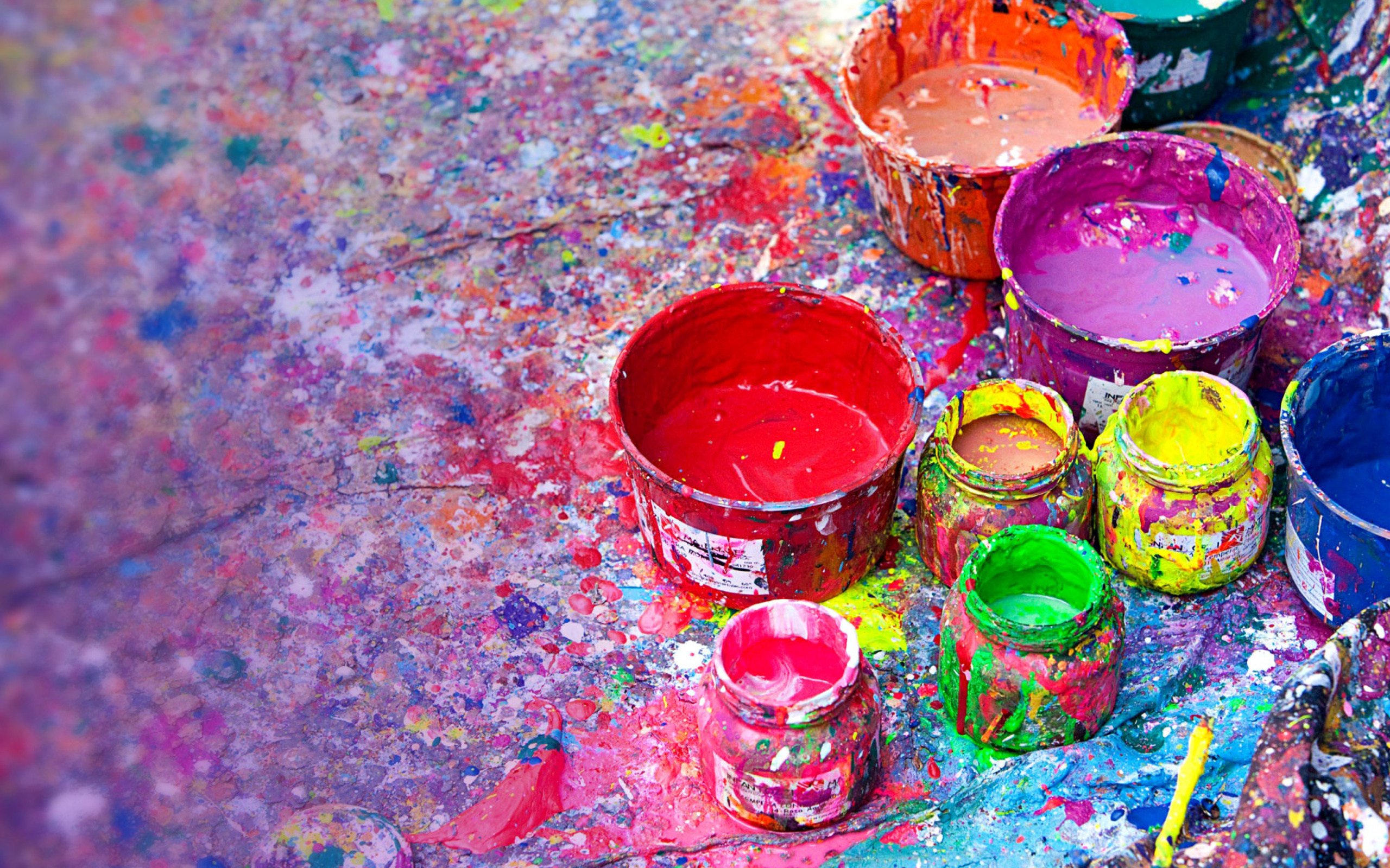 Sfondi Paintings for Holi Festival 2560x1600