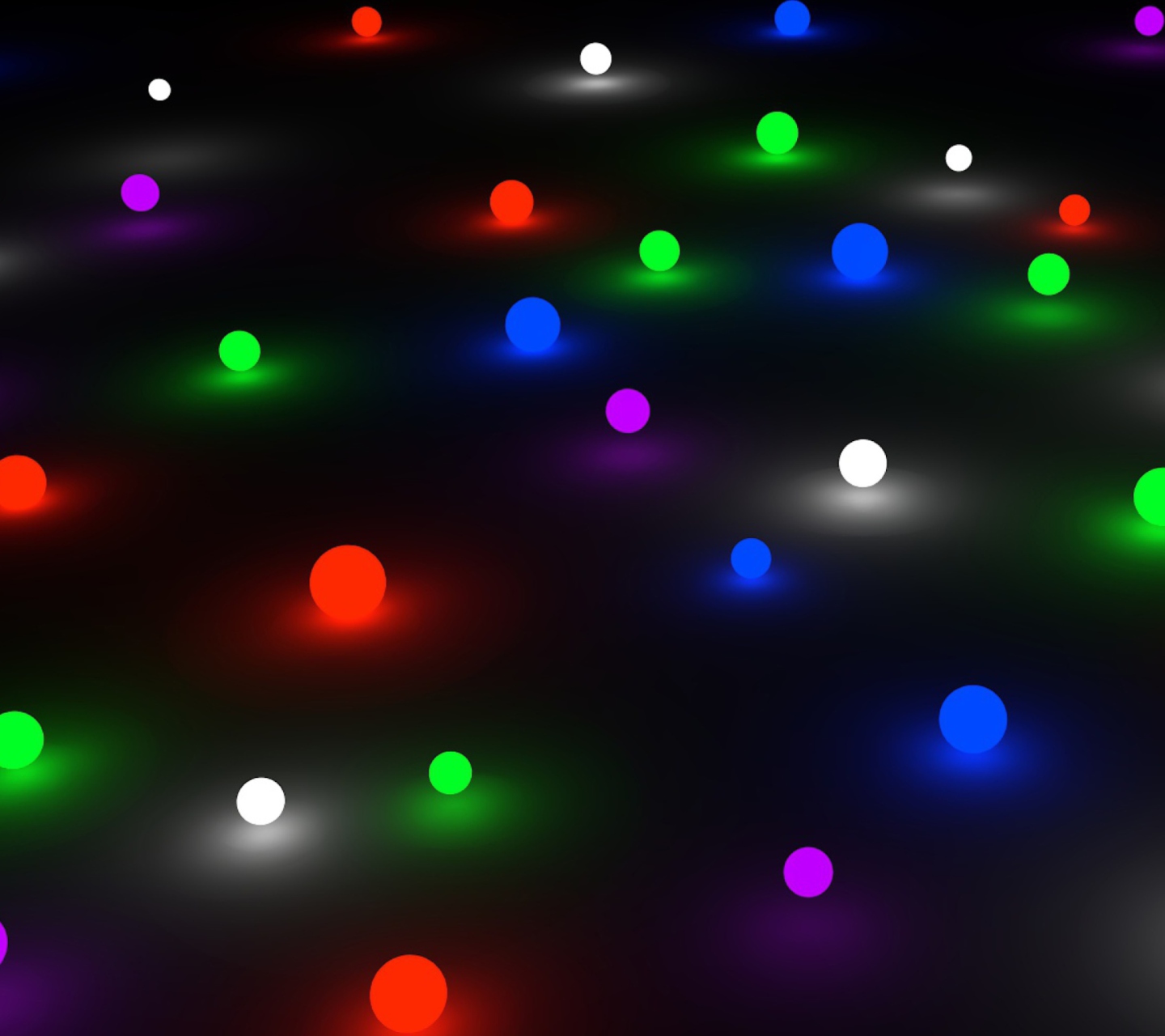 Screenshot №1 pro téma Glow Marbles 1440x1280