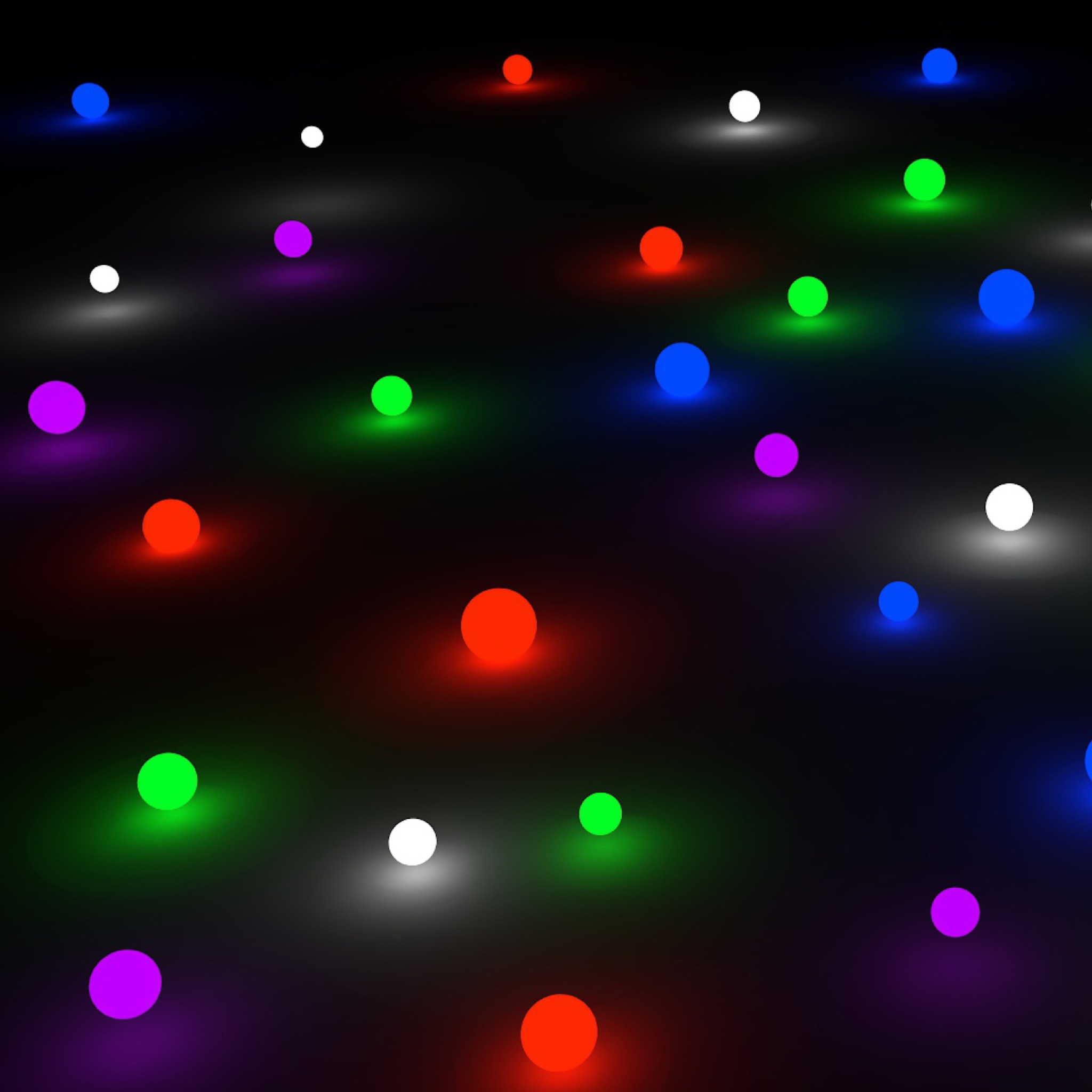 Screenshot №1 pro téma Glow Marbles 2048x2048