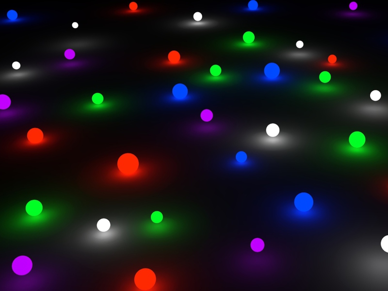 Screenshot №1 pro téma Glow Marbles 800x600
