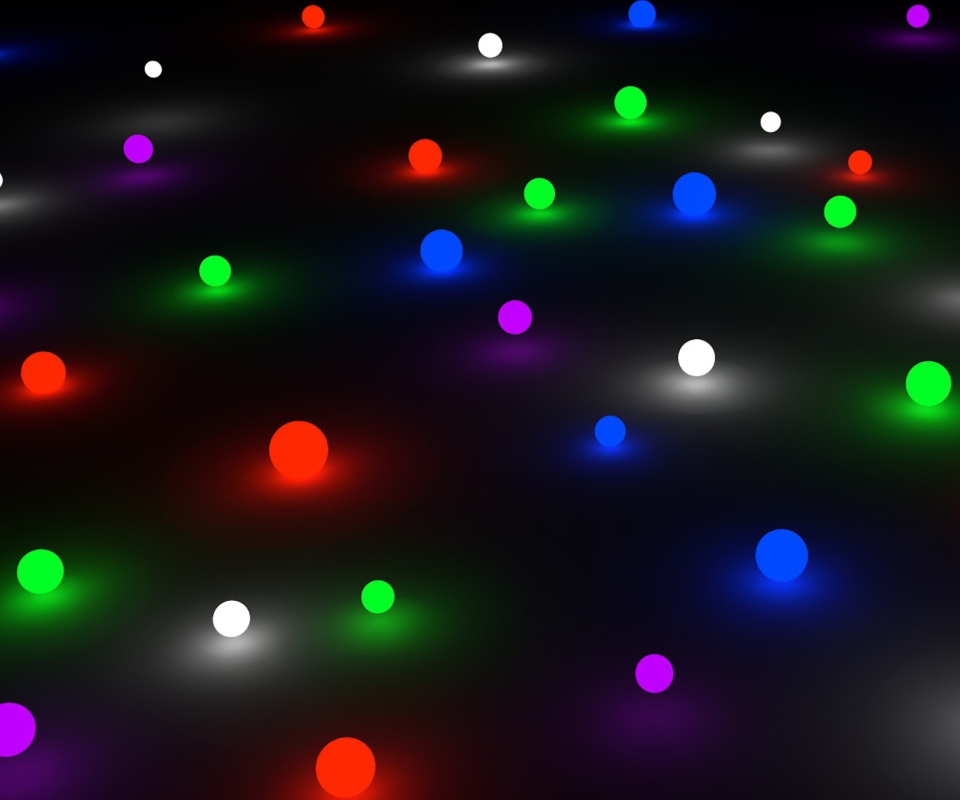 Screenshot №1 pro téma Glow Marbles 960x800