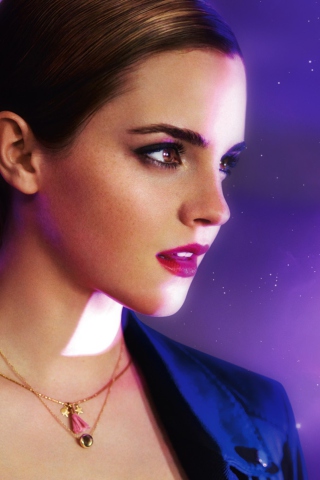 Sfondi Emma Watson In Lancome 320x480