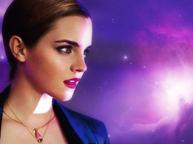 Fondo de pantalla Emma Watson In Lancome 640x480