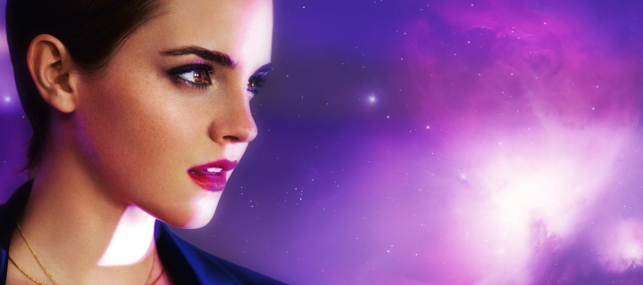 Fondo de pantalla Emma Watson In Lancome 720x320