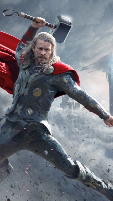 2013 Thor The Dark World wallpaper 360x640