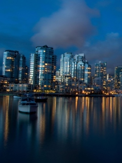 Vancouver Night screenshot #1 240x320