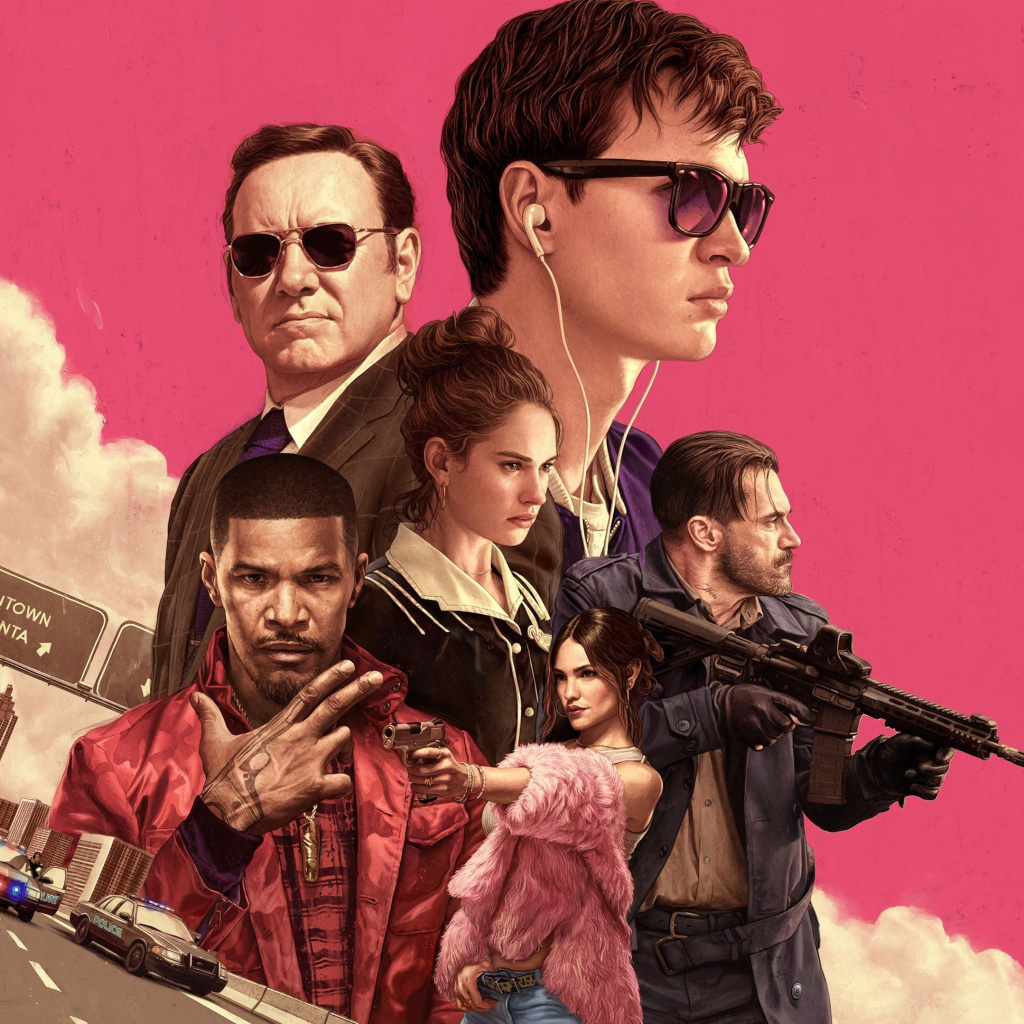 Baby Driver 2017 Film wallpaper 1024x1024