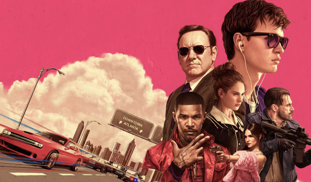 Fondo de pantalla Baby Driver 2017 Film 1024x600