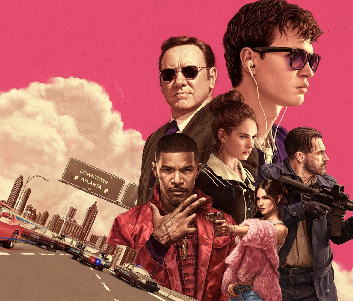 Sfondi Baby Driver 2017 Film 1200x1024