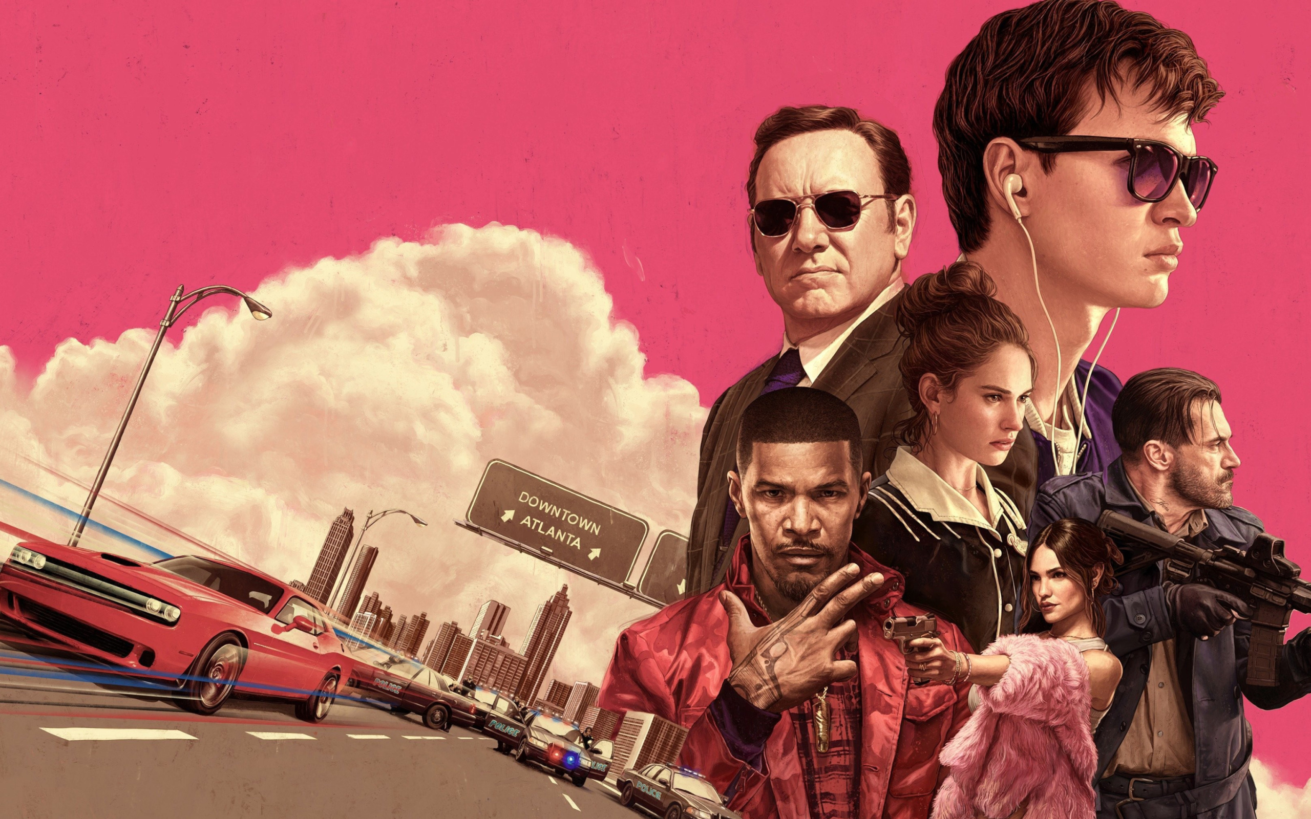 Fondo de pantalla Baby Driver 2017 Film 2560x1600