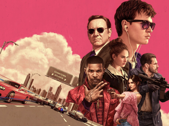 Baby Driver 2017 Film wallpaper 640x480